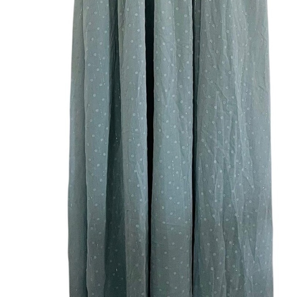 Baltic Born Weslie Maxi Dress Sage Green Swiss Do Formal Wedding Short Sleeve SM - Picture 2 of 7